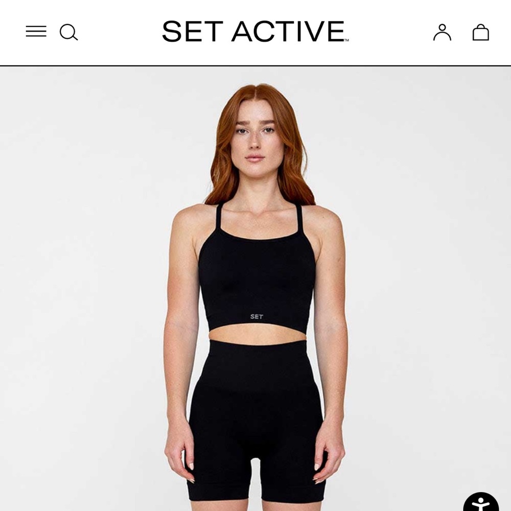 SETactive sculpt flex bike shorts-onyx